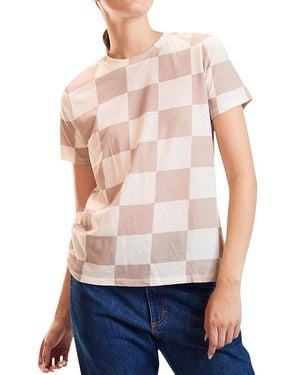 Cynthia Rowley Checkerboard Tee - White