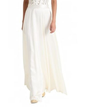 Temperley London Amerie Satin Skirt - White