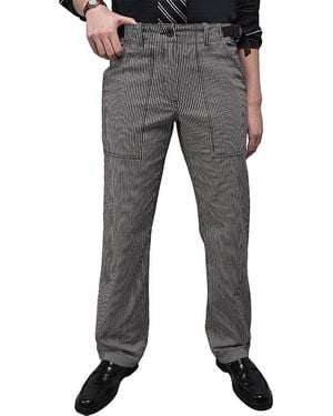 WILDFANG The Essential Railroad Stripe Utility Pant - Gray