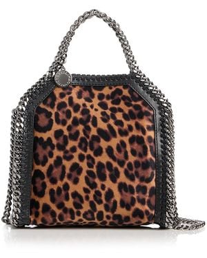 Stella McCartney Falabella Print Tiny Tote - Brown