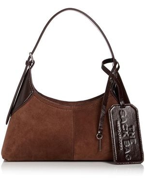 Marc Jacobs Sack Small Belted Suede Shoulder Bag - Brown