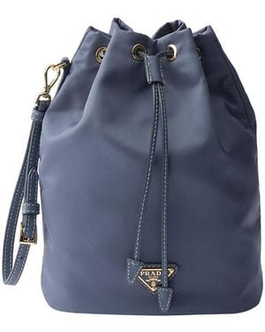 Prada Re-Nylon Pouch - Blue