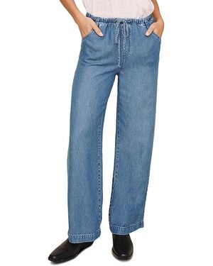 Bella Dahl Drawstring High Rise Jeans - Blue