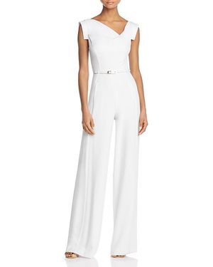 Black Halo Jackie Jumpsuit - White