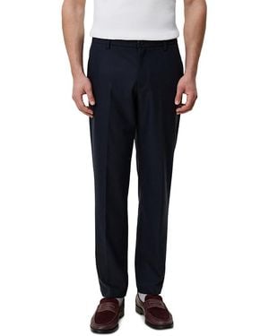 Les Deux Brushed Twill Straight Fit Suit Pants - Black