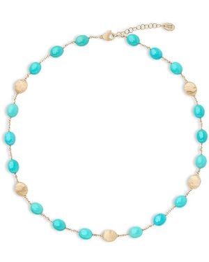 Marco Bicego 18K Siviglia Link Collar Necklace, 16.5-18 - Blue