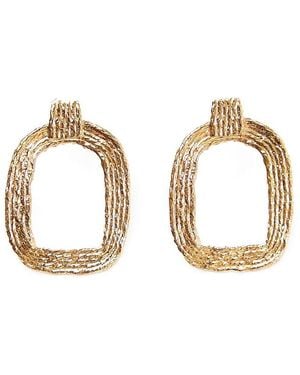 COG Eva Hoop Earrings - Metallic