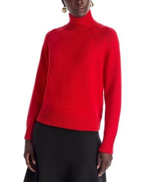 Michael Kors Michael Turtleneck Easy Sweater - Red