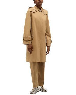 Hobbs Catherine Hooded Trench Coat - Natural
