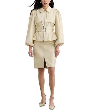 Toccin Noelle Pencil Skirt - Natural