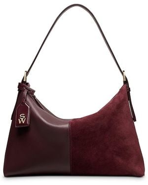 Stuart Weitzman Stuart 5050 Shoulder Bag - Purple