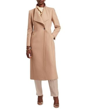 Ted Baker Mindee Wool Blend Coat - Natural