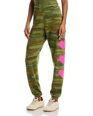 Aviator Nation Heart Stitch Sweatpants - Green