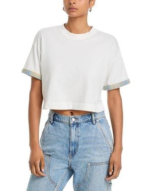 ASKK NY Combo Cuff Tee - White