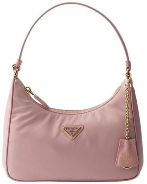 Prada Re-Edition 2005 Re-Nylon And Saffiano Mini Bag - Pink