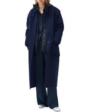 Rag & Bone Phoebe Combo Coat - Blue