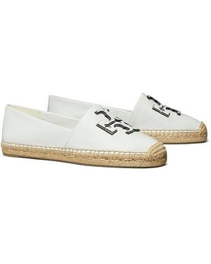 Tory Burch Ines Slip On Espadrille Flats - White