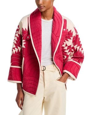 Isabel Marant Cyvia Quilted Jacket - Red