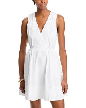 10 Crosby Derek Lam Tia Poplin Dress - White