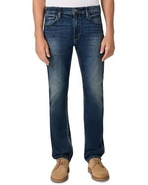 PAIGE Federal Cotton Blend Slim Straight Fit Jeans - Blue