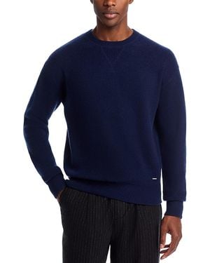 Jonathan Simkhai Vaughn Wool & Cashmere Crewneck Sweater - Blue