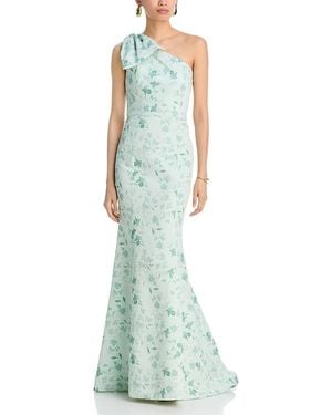 Amsale Nerine One Shoulder Dress - Green