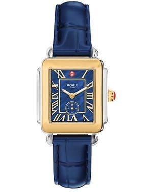 Michele Deco Sport Mid Watch, 29Mm X 31Mm - Blue