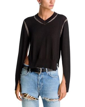 Acne Studios Slit Sweater - Black