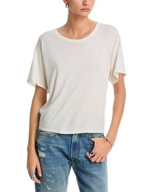 R13 Tight Waist Tee - White
