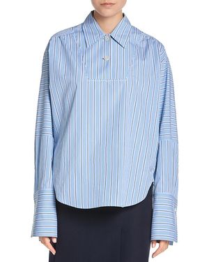 Marni Stripe Long Sleeve Shirt - Blue