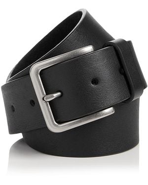 Vince Leather Belt - Black