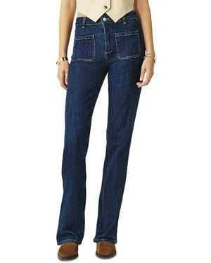 Ba&sh Ross Straight Leg Jeans - Blue