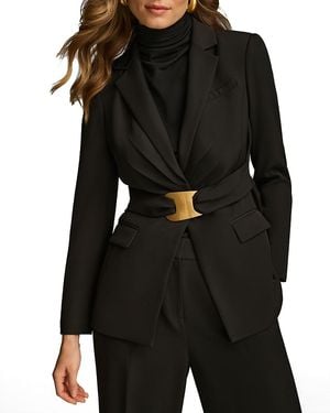 Donna Karan Donna Karan Belted Blazer - Black