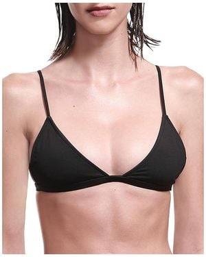 SKYLER SWIMWEAR Vi Bikini Top - Black