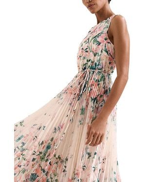 Phase Eight Petite Georgiana Print Midi Dress - White