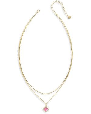 Kendra Scott Joelle Multi Strand Necklace, 16 - White