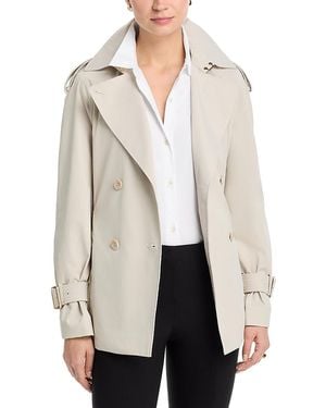 SOIA & KYO Becky Trench Jacket - White