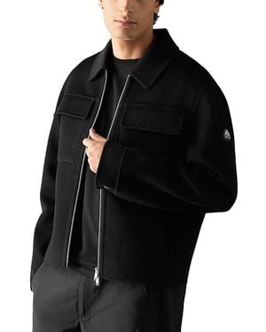 Moose Knuckles Jacques Wool Cashmere & Silk Jacket - Black