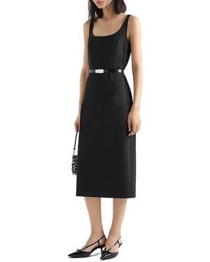 Prada Stretch Technical Fabric Dress - Black
