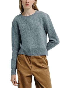 RUE SOPHIE Lenore Wool Cashmere Sweater - Blue