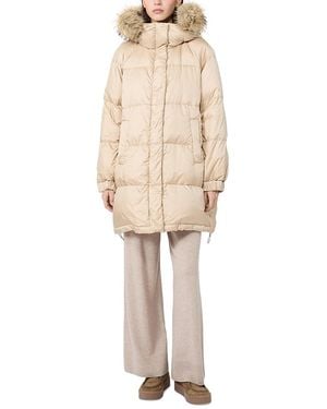Weekend by Maxmara Wkdanfora Down Quilted Hooded Coat - Natural