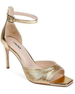 L'Agence Cici Metallic Leather Sandals