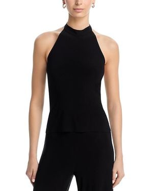 Norma Kamali Halter Top - Black