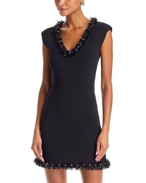 Jonathan Simkhai Suki Embellished Trim Mini Dress - Blue