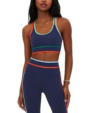 Beach Riot Anari Contrast Trim Top - Blue