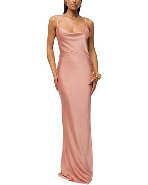 JLUXLABEL Down The Aisle Satin Gown - White