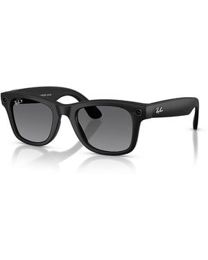 Ray-ban Meta Wayfarer Square Ai Sunglasses, 50Mm - Black