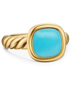 David Yurman Dy Mercer Color Stone Ring - Blue