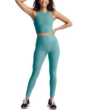 Beyond Yoga Spacedye Refocus Cropped Tank Top - Blue