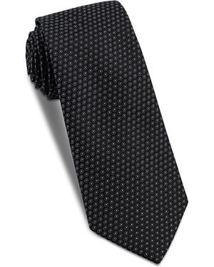 W.r.k. Neat Silk Tie - Black